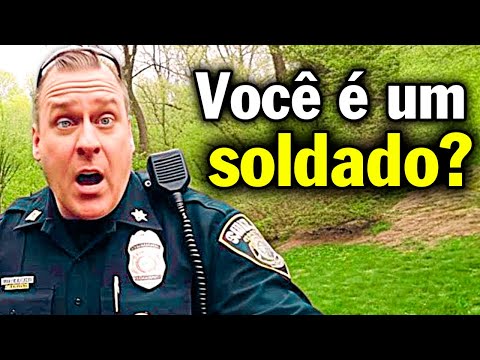 Quando o Policial Percebe que Prendeu um Soldado