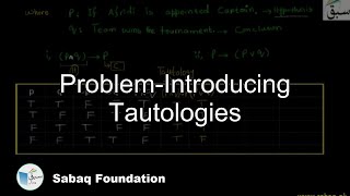 Problem-Introducing Tautologies