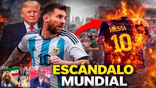 PELIGRO en el MUNDIAL de FUTBOL 2026 QUEMA la CAMISETA de MESSI en  IRAN