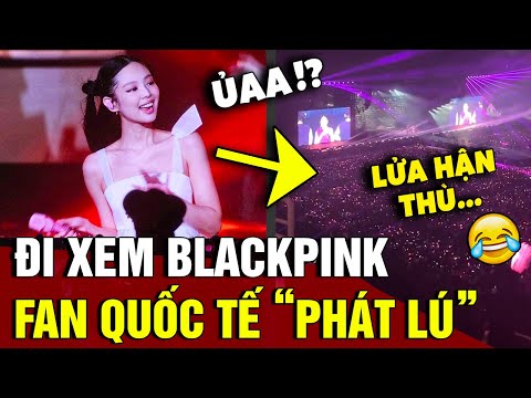 Đi xem concert BLACKPINK, fan quốc tế 'PHÁT LÚ' vì Blink Việt Nam hát 'ĐIỆP KHÚC LẠ' | Tin 3 Phút