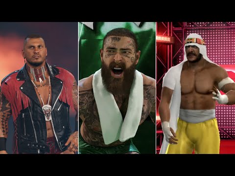 84 Superstars Playable ONE TIME In WWE 2K (WWE Games)