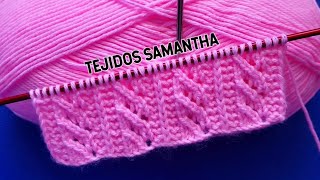 HERMOSO PATRÓN PARA TEJER CHOMPAS CHALECOS SUÉTER 🌸 🍂💖 / TEJIDOS SAMANTHA  #tejedoras #tejer 
