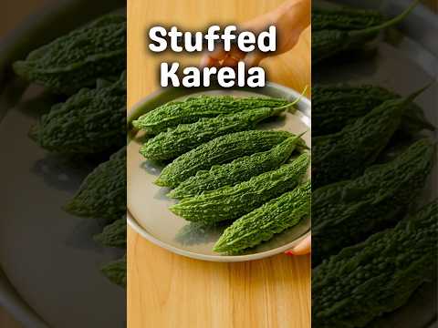 Bihari style Bharwa Karela recipe 😋 | stuffed karela recipe | #shorts | kabitaskitchen