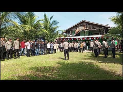 Giat latihan polres Aceh Selatan di Lapangan Tembak Teuku rimba