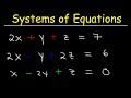 Solving Systems of Equations with Three Variables