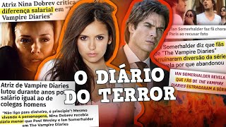 NINA DOBREV E IAN SOMERHALDER EXPÕE HORRORES DE THE VAMPIRE DIARES 