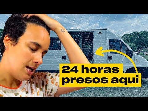 24 HORAS no MOTORHOME com CHUVA! O que FAZER?