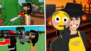 دخلت حساب أمينة وخربتلها المزرعة في Grow a Garden 🌱😈!