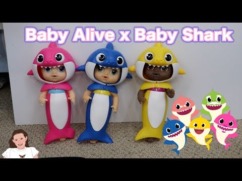 BRAND NEW Baby Alive x Baby Shark Dolls! | Kelli Maple