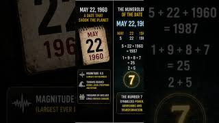 Great Chile earthquake 1960 #Earthquake #Chile #tsunami #history #numerology #ancientcodes