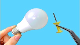 LED bulb repair ?? All you need is a nail