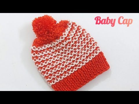 Baby Cap Knitting , Woolen Cap For Baby , Topi Ka Design