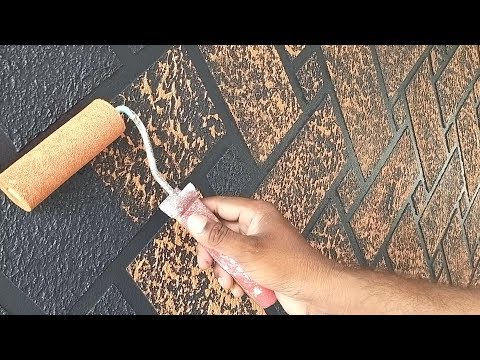 Brick wall painting techniques | Asian paints interior brick wall