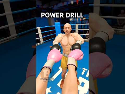 Goofy power drill strategy! - The Thrill of the Fight 2 - VR Multiplayer Boxing #vr #boxing #funny