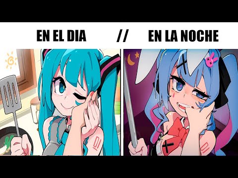 CUANDO HACES COSPLAY DE MIKU - MEMES ANIME