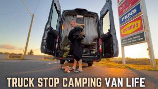 Ocean Drops 40 Feet | Overnight At Truck Stop