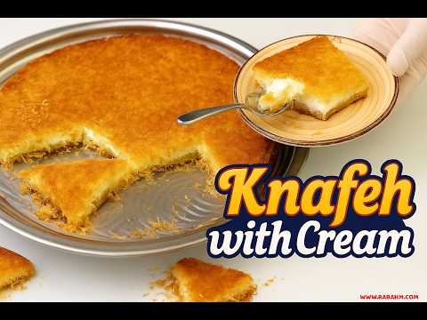 Soft Creamy Kunafa That Melts in Your Mouth – The Secret to Smooth Cream and Incredible Flavor! 😍