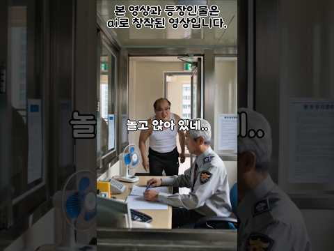 주민의 또다른 갑질 #시니어 #중년 #중년쇼츠 #웃긴영상 #유머 #드라마 #갑질사연 #funny #shorts #주민갑질
