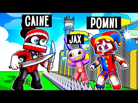 POMNI & JAX BUILD The Most Secure House In Roblox!