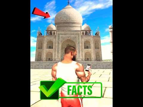 Taj Mahal Cheat Code 🤩 | Indian Bike Driving 3D Game Myth And Facts #shorts