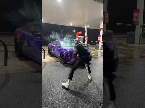 I threw a slushy on my hellcat!! 😱