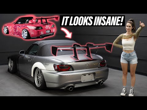 Building a Modern Day Fast and Furious Suki Honda S2000- BIG WING (Part 4)