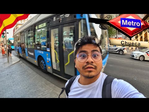 PROBANDO el MEJOR TRANSPORTE PÚBLICO de EUROPA? España 🇪🇦🤯