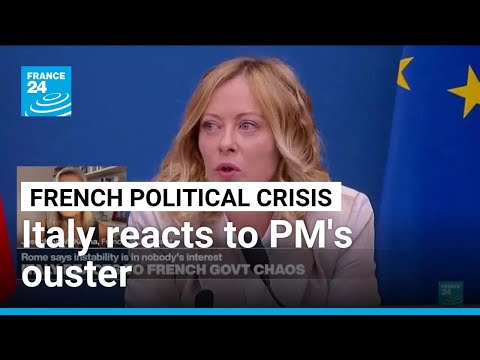 YouTube video thumbnail: 'Last Tango for the French Government': Italy Reacts to Political Chaos in France