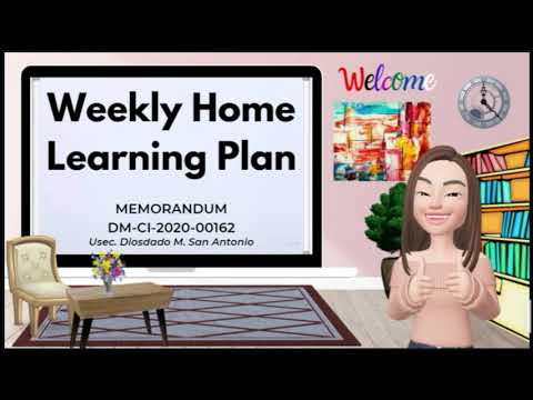 WEEKLY HOME LEARNING PLAN