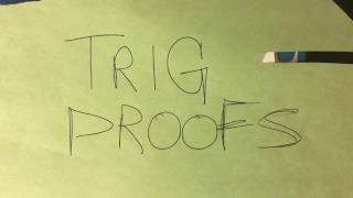 AICE: Trig Proofs