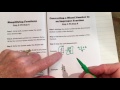 Converting Mixed Numbers to Improper Fractions