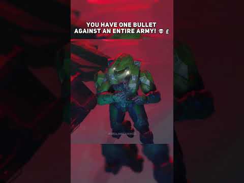 You Have One Bullet Against an Entire Army! 💀🗿 #shorts #halo