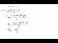 Understanding Derivatives and Limits