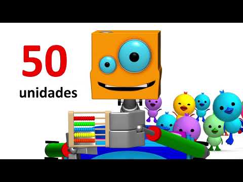 Los NÚMEROS del 1 al 50 Para Niños - Contemos Con El Ábaco Los Números - La Pelota Loca