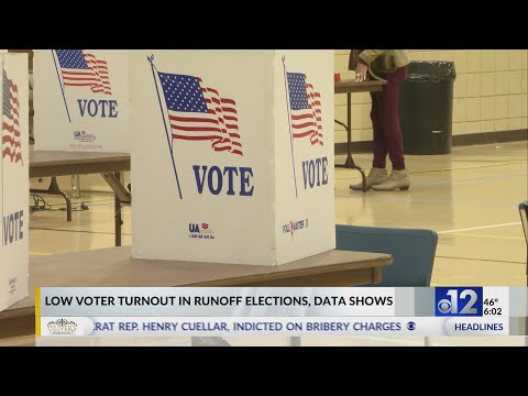 YouTube video thumbnail: Data Shows Low Voter Turnout in Mississippi Runoff Elections