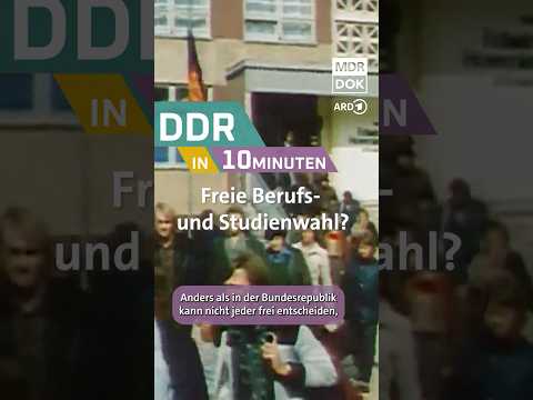 Freie Berufs- und Studienwahl? #ddr #retro #doku #mdr #geschichte #history #mdrdok #ausbildung