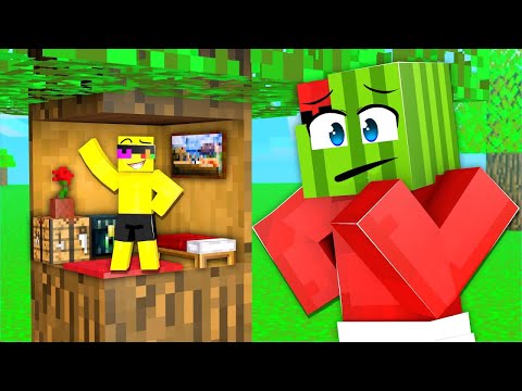 Using TINY MOD To Prank My Friend in Minecraft!