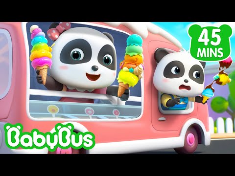 Olha o Carrinho de Sorvete, Kiki e Miumiu! | Família Bebê Panda | Músicas Infantis 🐼 por BabyBus