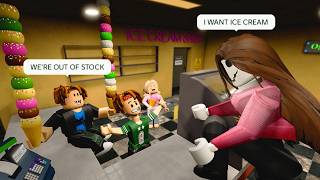 UNCANNY NIGHT SHIFT 🍦👁️-  ROBLOX ICE CREAM SHOP FUNNY MOMENTS)