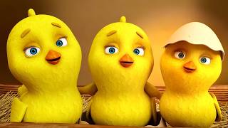 🐤🐘 Los Pollitos Dicen + Las Ruedas del Autobus + La Vaca Lola - Canciones de la Granja para Niños