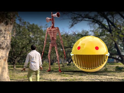 SIREN-HEAD vs PAC-MAN In Real Life #1 |  Siren Head Returns Horror Short Film