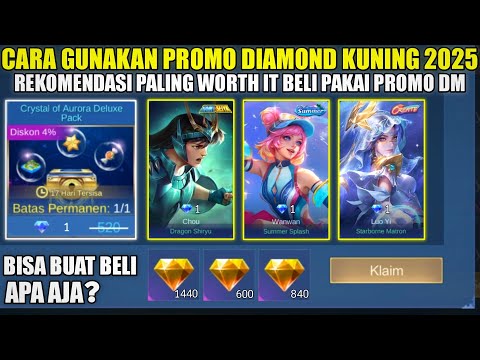 CARA GUNAKAN PROMO DIAMOND KUNING 2025! REKOMENDASI ITEM PALING WORTH IT DI BELI PAKAI PROMO DIAMOND