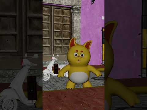 Don't kick electric cars randomly. Dangerous animation. Funny Hakimi original animation