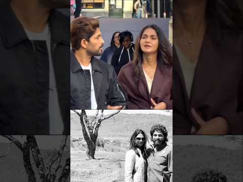 Icon Star Allu Arjun With Wife Sneha Reddy Visuals In Paris