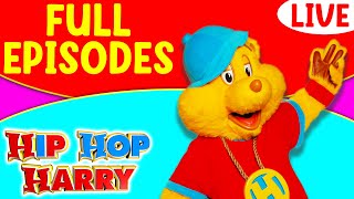24/7  LIVE! 🔴 Hip Hop Harry - Sing-Alongs, Social Emotional Learning & More!