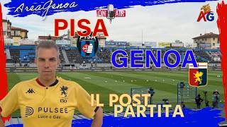 Il post partita: Pisa-Genoa