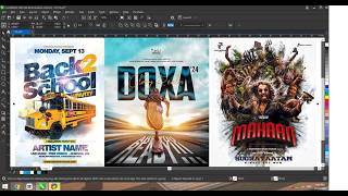Create Eye-Catching Graphic Design Using Multiple Effects | CorelDRAW / Photoshop Tutorial