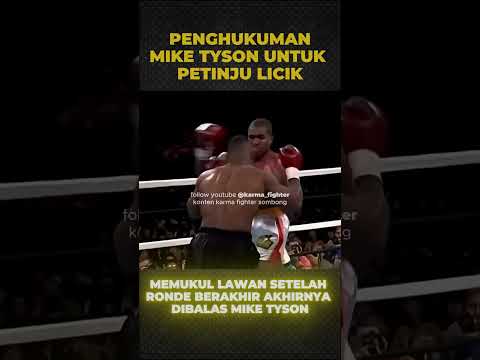 MIKE TYSON MEMBALAS KARMA PETINJU LICIK DENGAN TINJUNYA💥