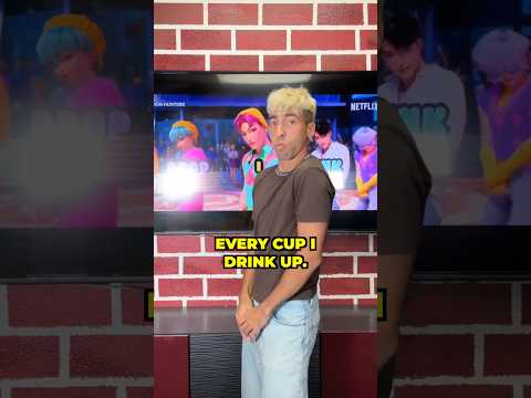 He Learned The K-Pop Demon Hunter Dance! Soda POP!