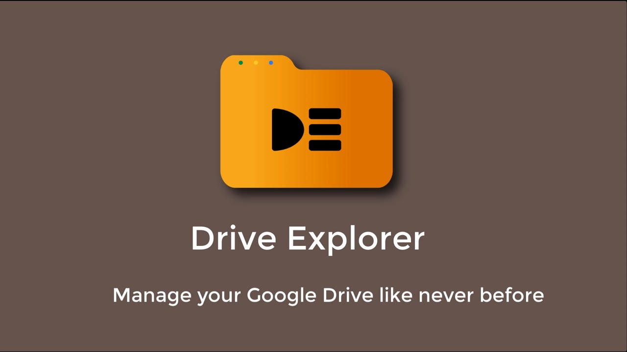 Drive Explorer Demo Video